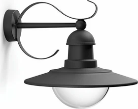 Philips myGarden Topiary Wandleuchte schwarz