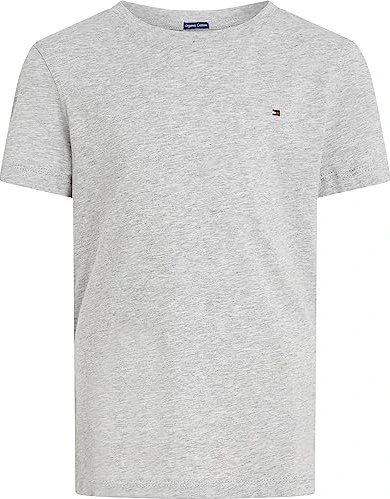 Tommy Hilfiger Baumwolle T-Shirt kurzarm grey heather (Junior)