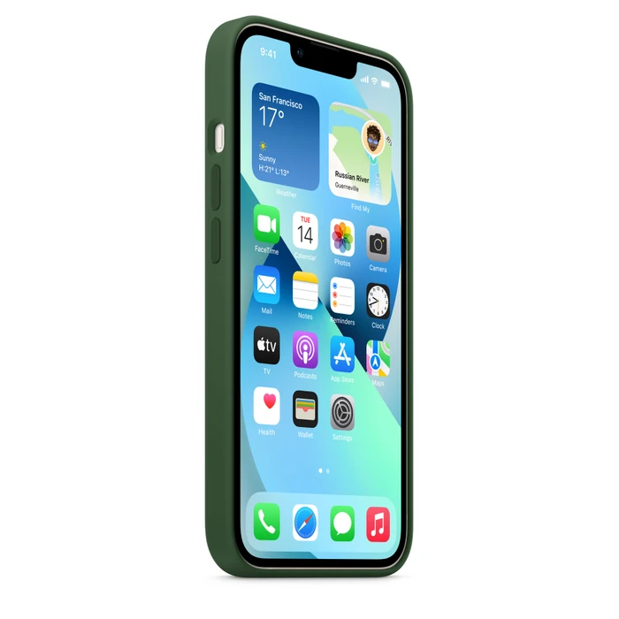Apple Silikon Case mit MagSafe für iPhone 13 Klee