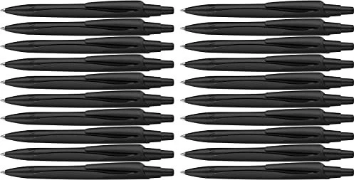 Schneider Reco Kugelschreiber schwarz, schwarz, 20er-Pack