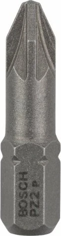 Bosch Professional Extra Hart Pozidriv Bit 1/4", PZ2x25mm, 25 Stück