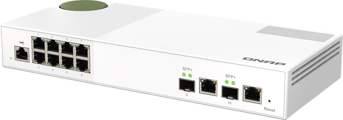 QNAP QSW-M2100 Desktop 2.5G Smart Switch, 8x RJ-45, 2x RJ-45/SFP+