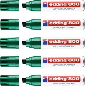 edding 800 Permanentmarker grün, 5er-Pack