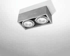 Sollux Quatro Spot 2-flammig beton