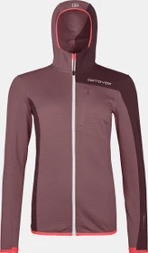 Ortovox Fleece Light Grid Hooded Funktionsjacke mountain rose (Damen)