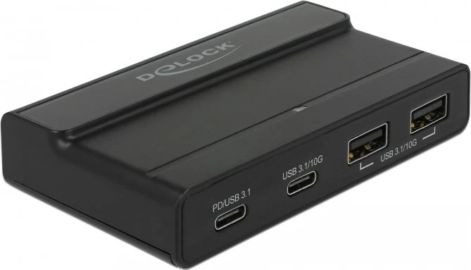 DeLOCK USB-Hub, 2x USB-C 3.1, 2x USB-A 3.1, USB-C 3.1 [Buchse]