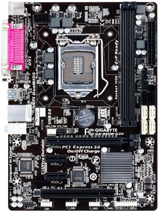 GIGABYTE GA-B85M-D3V (Intel 1150)