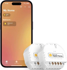 Meross MSS810 Smart Wi-Fi In-Wall Switch, Apple HomeKit, Schaltaktor, 2er-Pack