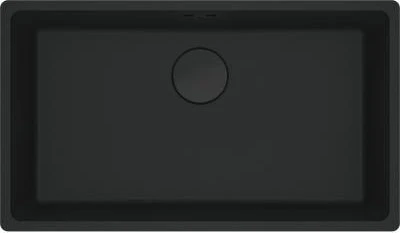Franke Maris MRG 210/110-72 Becken mittig black matt