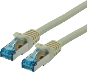 Roline / Secomp GHMT Patchkabel, Cat6a, S/FTP, RJ-45/RJ-45, 20m, grau