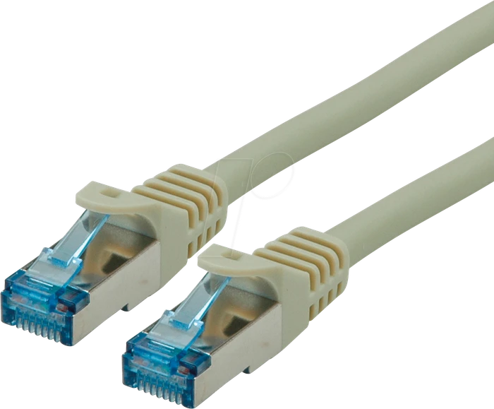 Roline / Secomp GHMT Patchkabel, Cat6a, S/FTP, RJ-45/RJ-45, 20m, grau