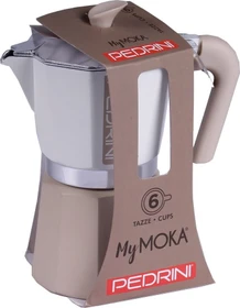 Pedrini MyMoka Colour 6 Tassen Espressokanne