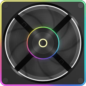 Ocypus Sigma F12 BK ARGB, schwarz, 120mm