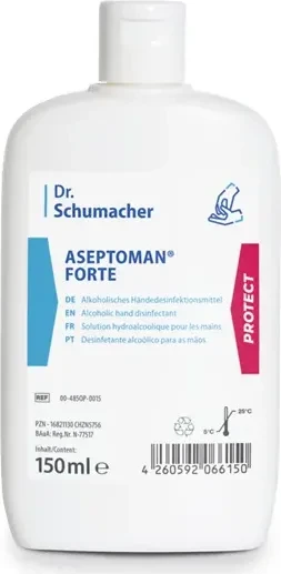 Dr. Schumacher Aseptoman Forte Handdesinfektionsmittel, 150ml