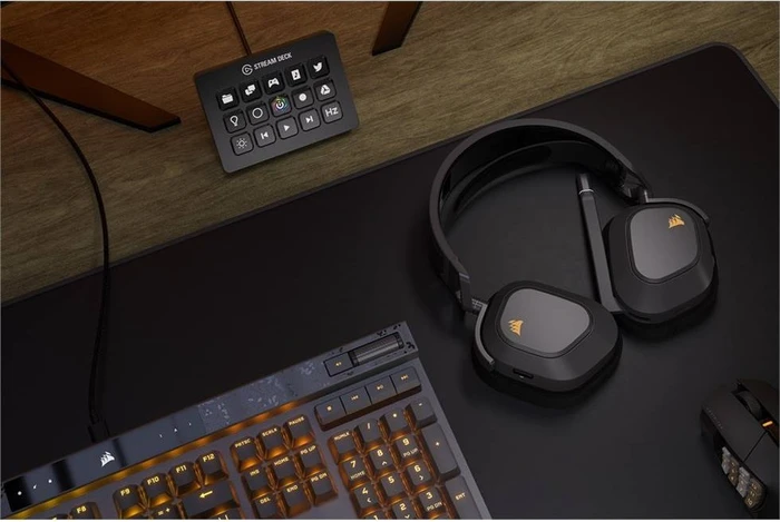Corsair HS80 Max Wireless stahlgrau