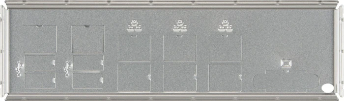 Supermicro IO Shield For 2U+ Chassis, grau