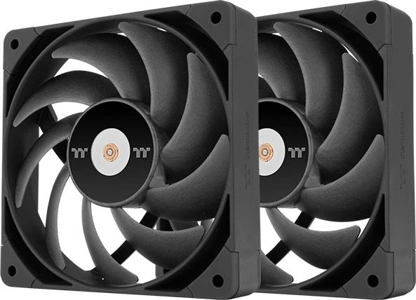 Thermaltake ToughFan 12 Pro High Static Pressure PC Cooling Fan schwarz, 120mm, 2er-Pack