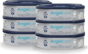 Angelcare Nachfüllkassette für Windeleimer Dress-up, 6 Stück