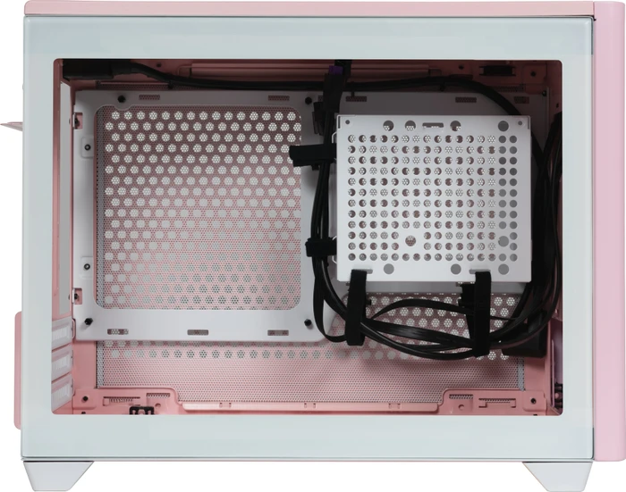 Cooler Master MasterBox NR200P Color Edition Flamingo Pink, Glasfenster, Mini-ITX