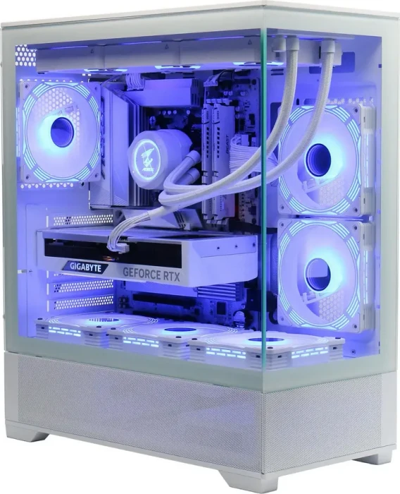 Hyrican Gamemax Vista AW Ice 7407, Ryzen 7 9800X3D, 32GB RAM, 2TB SSD, GeForce RTX 5080