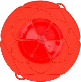 Kochblume Überkochschutz 33cm rot
