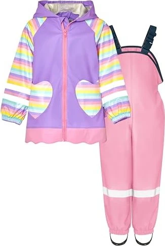 Playshoes Regen Anzug Matschanzug einhorn rosa (Junior)