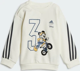 adidas Disney Micky Maus Trainingsanzug off white/carbon/semi spark (Junior)