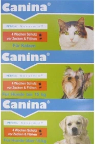 Canina Petvital Novermin flüssig für Hunde bis 15kg, 2ml