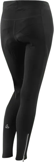 Löffler Basic Gel Tights Fahrradhose lang schwarz (Damen)