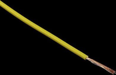 Aquatuning Kupferlitze isoliert 1x 0.14mm², 10m, gelb