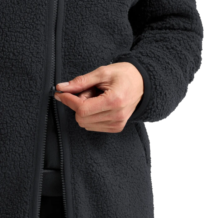 Jack Wolfskin High Curl Coat Funktionsmantel schwarz (Junior)