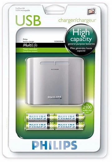 Philips SCB5050NB/12 inkl. 2x Mignon AA Akkus 2100mAh