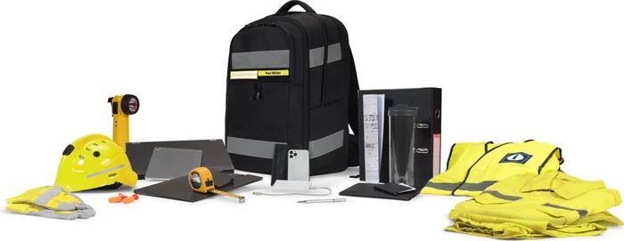Dicota Reflective 32-38 Liter, Notebook Rucksack, schwarz