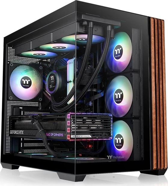 Thermaltake View 380 WS ARGB Black, schwarz, Glasfenster