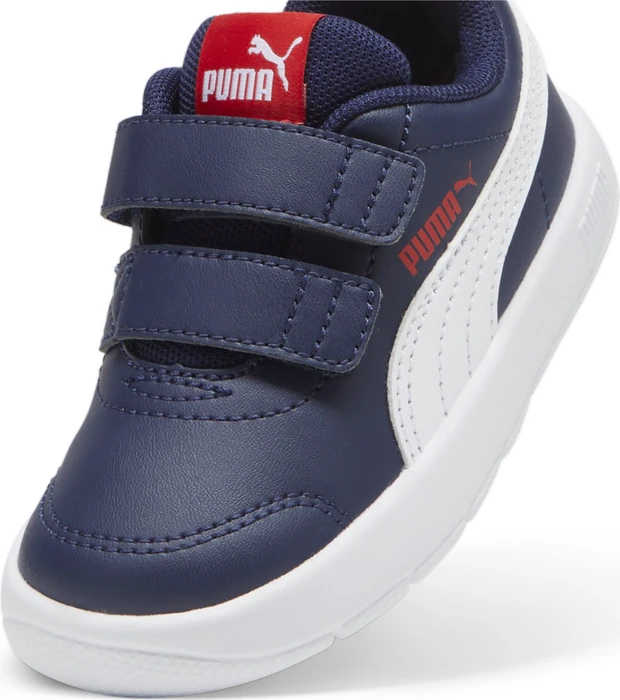 Puma Courtflex V3 puma navy/puma white/puma red (Junior)