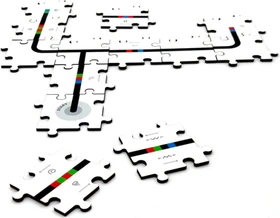 Evollve Ozobot Holzpuzzle Starter Set