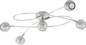 Eglo Locanda Spot 5-flammig nickel/chrom