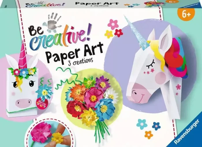 Ravensburger - Be Creative - Paper Art Maxi - A partir de 8 ans Ravensburger - Be Creative - Paper Art Maxi - A partir de 8 ans