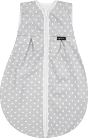 Alvi Molton Sommer-Schlafsack Stars Gr.90, 0.5TOG silber