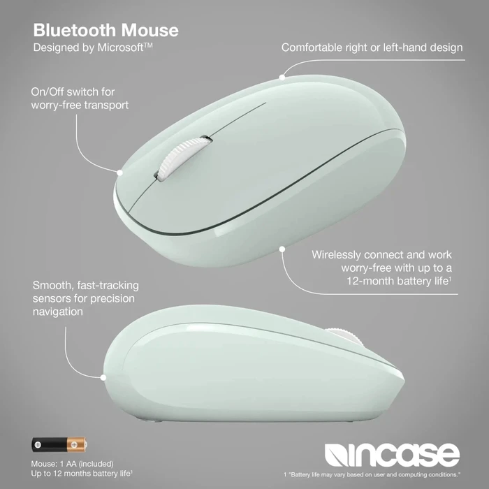 Incase Bluetooth Mouse Mint, grün, Bluetooth