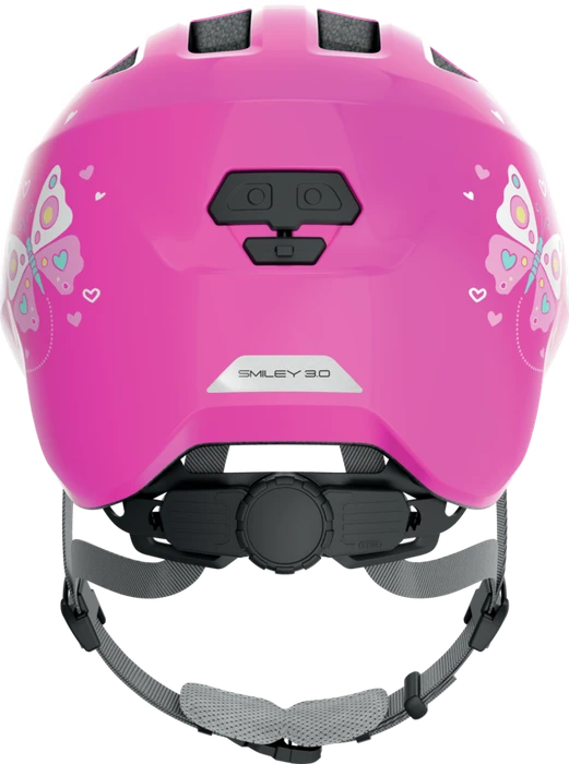 ABUS Smiley 3.0 Kinderhelm pink butterfly