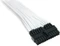 NZXT 24-Pin ATX Verlängerung 25cm, sleeved weiß Vorschaubild