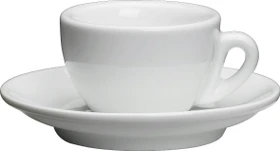 Cilio Roma Espressotasse mit Untertasse 50ml weiß, 2-tlg.