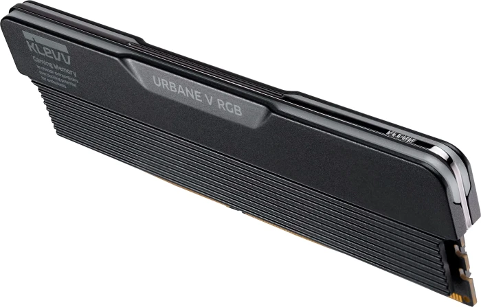 Klevv Urbane V RGB Jet Black UDIMM 32GB Kit, DDR5-6000, CL28-36-36-76