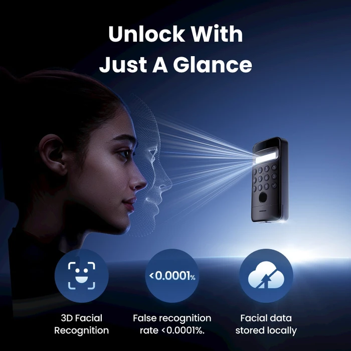 SwitchBot Keypad Vision Pro, grau