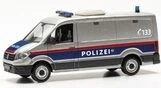 Herpa VW Crafter Kasten Flachdach Polizei Österreich, Gefangenentransport
