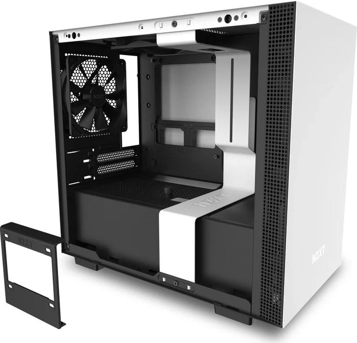 NZXT H210, weiß, Glasfenster, Mini-ITX