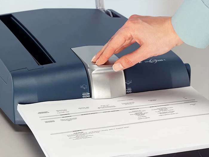Leitz impressBIND 140 silber/blau