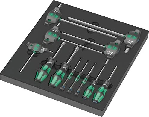 Wera Kraftform Plus Serie 300 9713 Hex Set 1 Schraubendrehersatz, 12-tlg.
