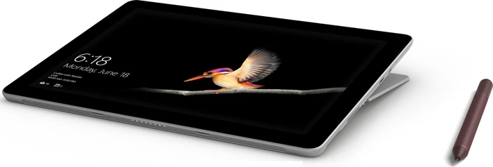 Microsoft Surface Go, rot, Pentium Gold 4415Y, 4GB RAM, 64GB, Signature Type Cover Bordeaux rot